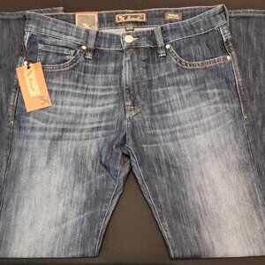 Heritage NWT Cotton Blend Courage Five Pocket Jeans Size 34x34 Blue Denim